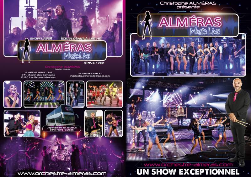 plaquette présentation Alméras Music Live